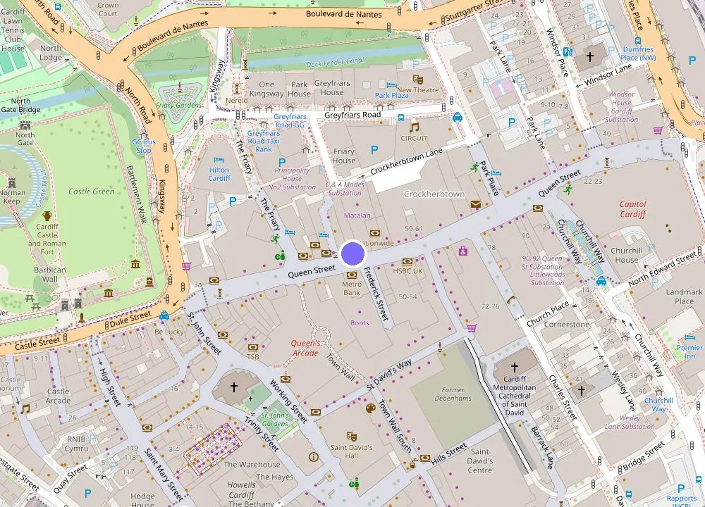 Map: Hotel Indigo - Cardiff by IHG